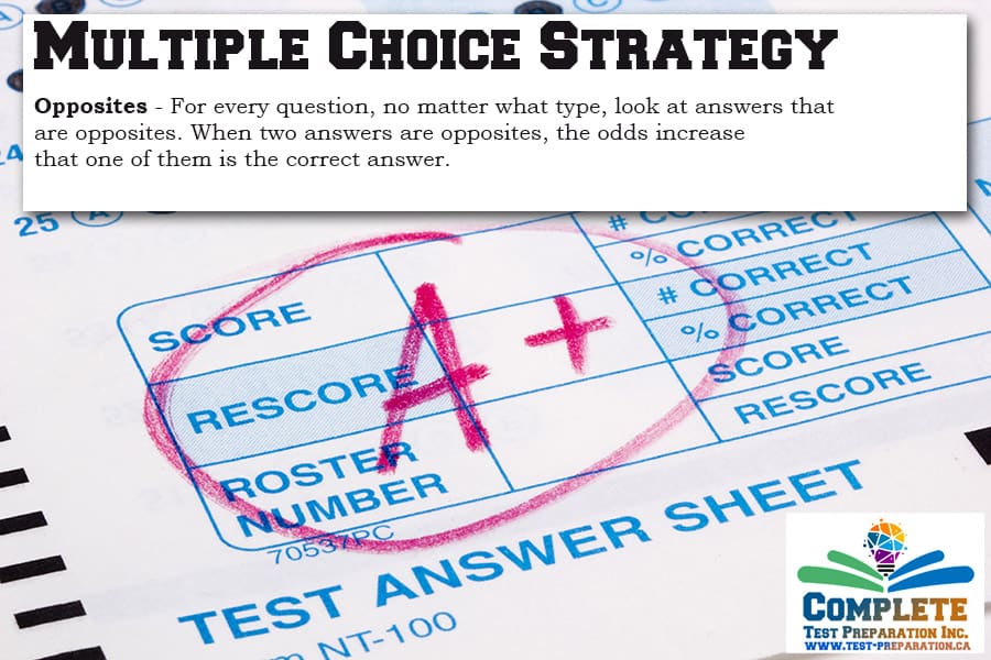 How to Answer Multiple Choice